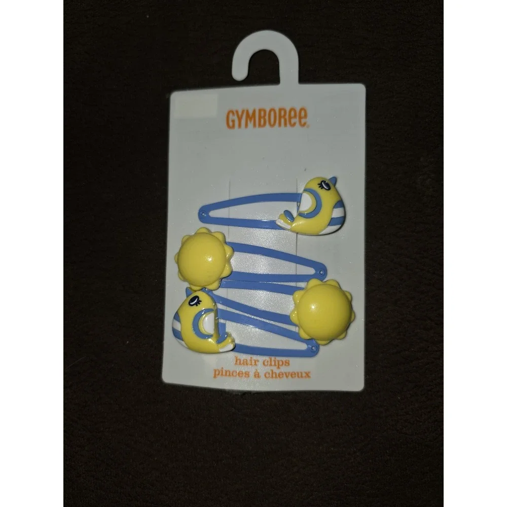 Gymboree pocketful of sunshine bird sun hair‎ clips nwt
